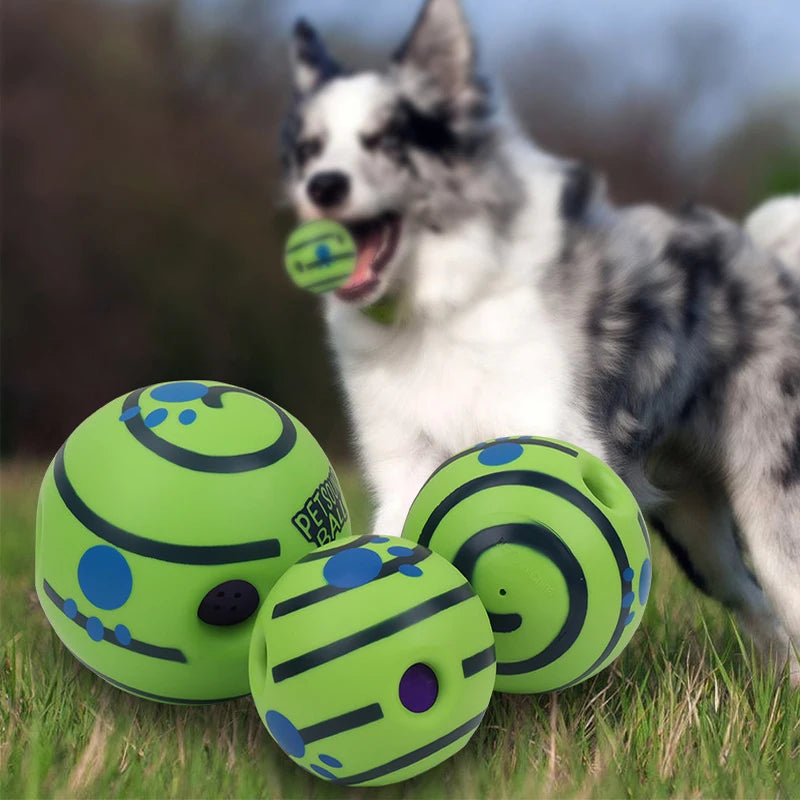 WobbleWag™ Interactive Giggle Ball | Motion-Activated Sound Technology | Attention-Grabbing Dog Toy | Official As Seen On TV Product - Pet Moda Store