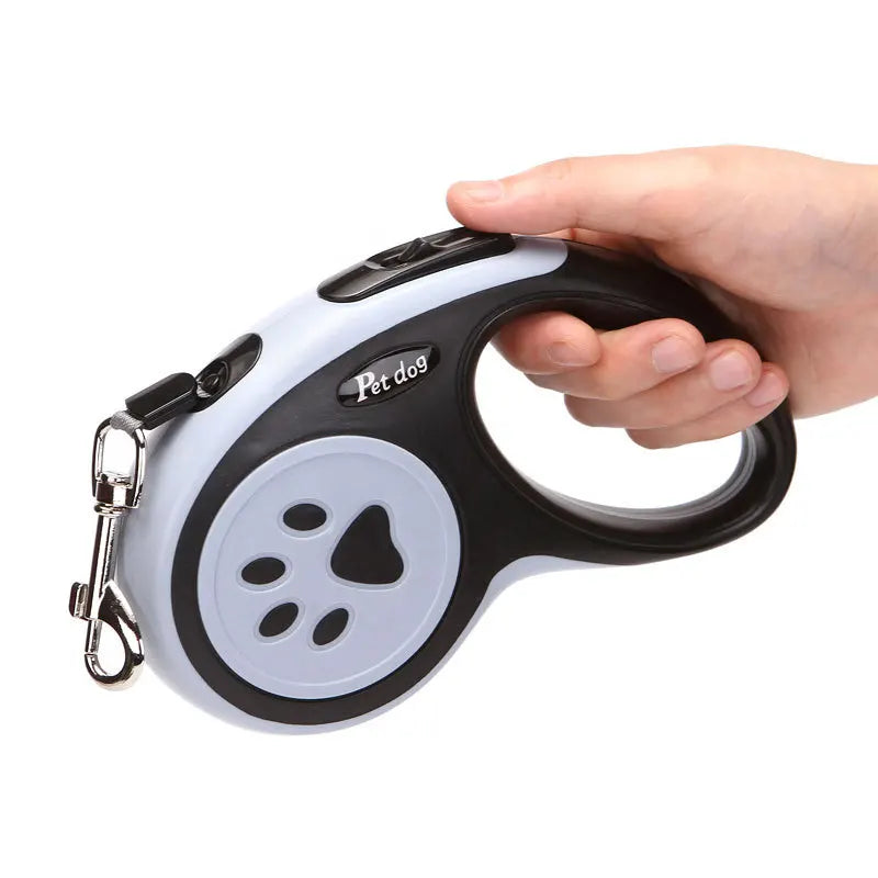 Professional Retractable Pet Leash - Premium Nylon - Extends 3-5m - Durable Automatic Mechanism for Walking & Running - Designed for Small Dogs & Cats - Pet Moda Store