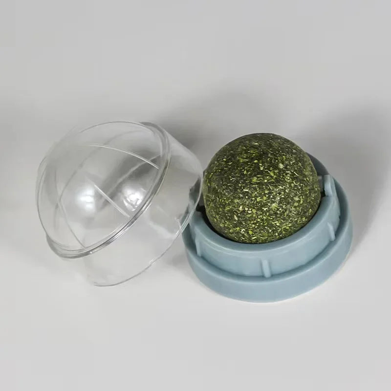 NipStick™ Feline Wellness System | Premium Wall-Mounted Interactive Toy | Natural Catnip-Infused Scratch Balls | Digestive Health Support & Enrichment Solution - Pet Moda Store