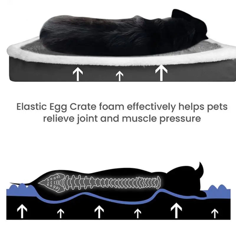 ZipClean™ Premium Removable Pet Bed | Washable Elastic Cushion with Zipper | Multi-Function Nesting Mat | For Small & Medium Pets - Pet Moda Store