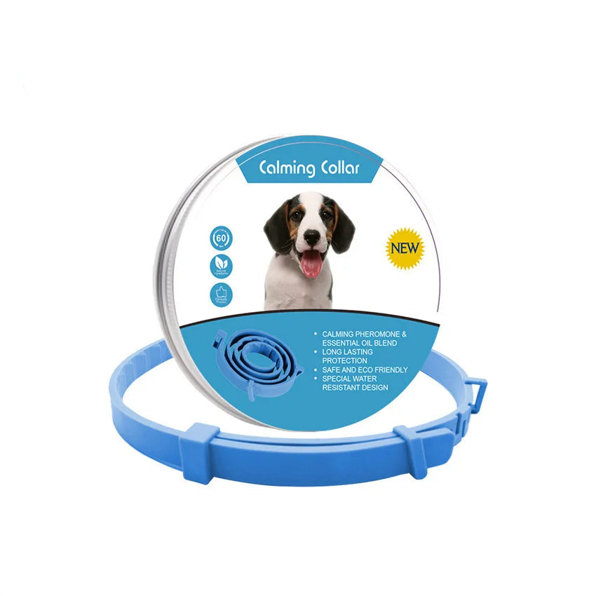 SerenityCare™ Pheromone-Infused Calming Collar | Natural Anxiety Relief for Cats & Dogs | Long-Lasting Stress Reduction | Adjustable Comfort Design - Pet Moda Store