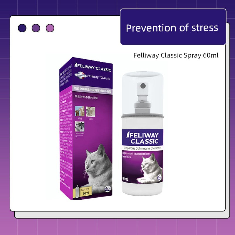CalmEssence™ Feline Comfort Spray | Natural Pheromone Formula | Anti-Stress & Emotional Soothing | Premium Cat Behavior Solution - Pet Moda Store
