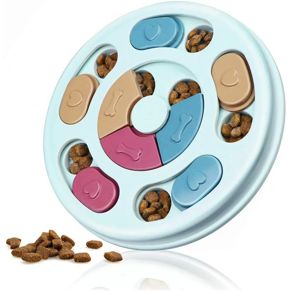 Premium Interactive Puzzle Bowl™ | Anti-Slip Slow Feeder for Dogs & Cats | IQ-Enhancing Food Dispenser | Mental Stimulation Feeding Game - Pet Moda Store