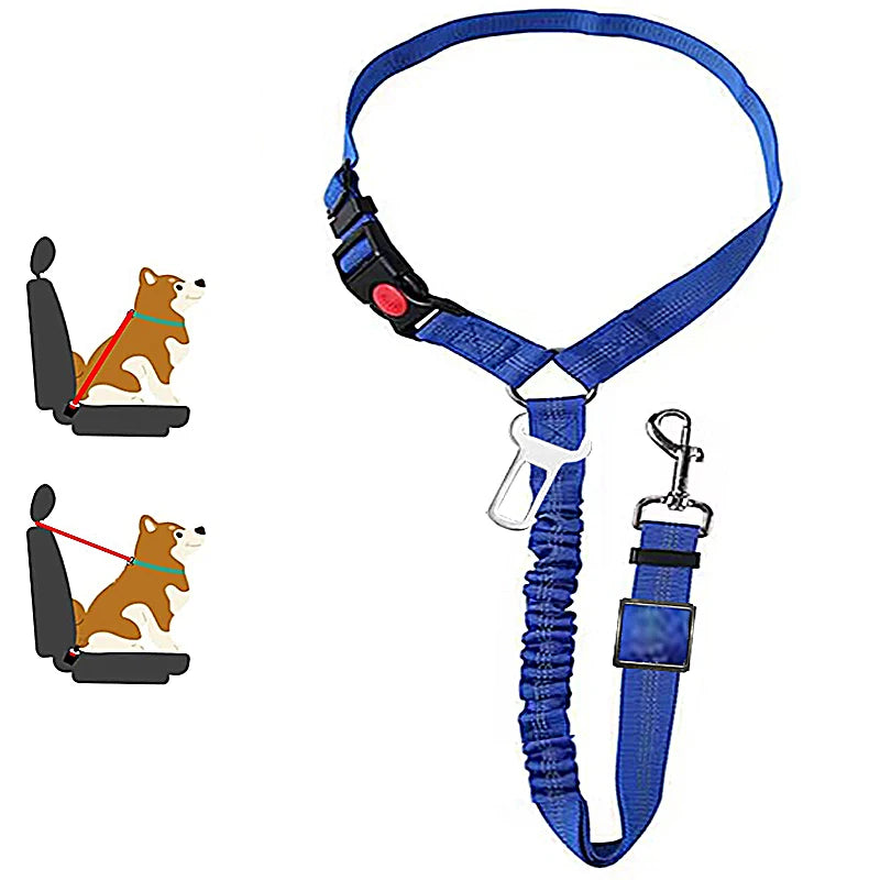 DualGuard™ 2-in-1 Safety System | Premium Car-to-Walk Harness & Leash | Adjustable Vehicle Restraint | For Dogs & Cats of All Sizes - Pet Moda Store