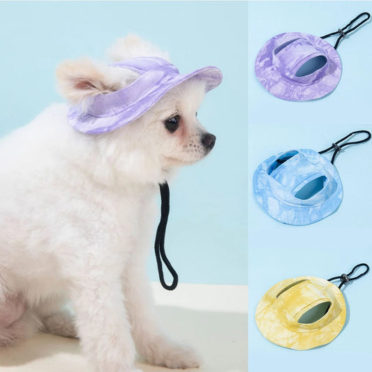 SportyCap™ Premium Pet Baseball Hat | Adjustable Ear-Hole Design | Colorful Summer Headwear | For Cats & Small-Medium Dogs - Pet Moda Store